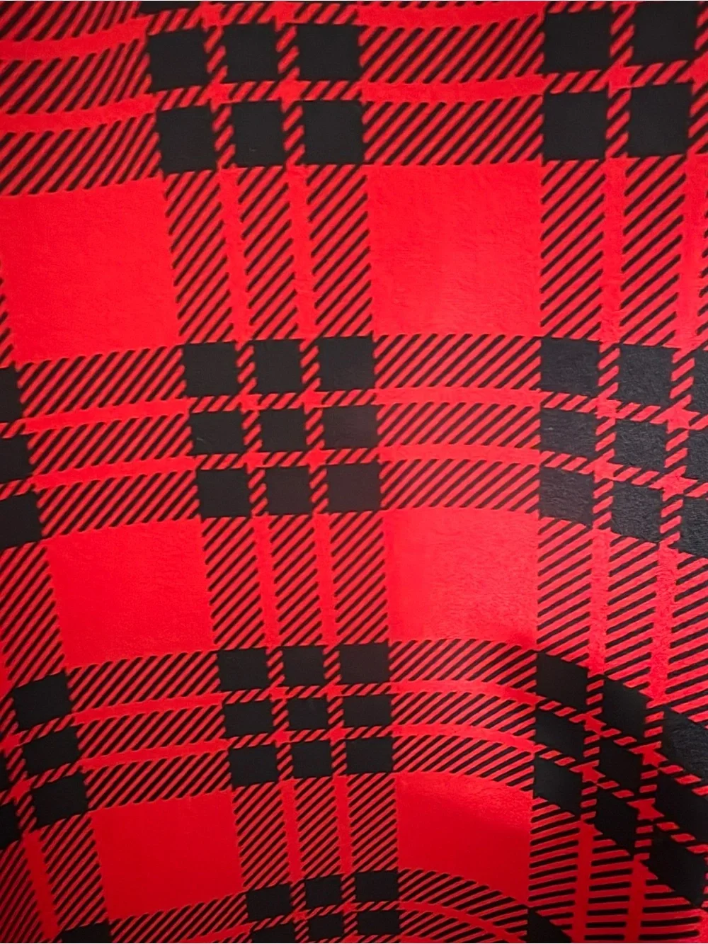 Michael Kors Red and Black Plaid Tunic